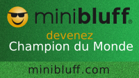 Joffrey joue au Minibluff